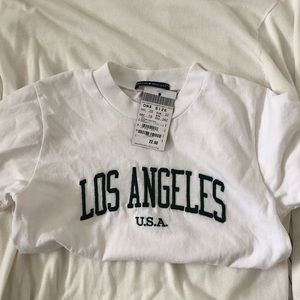 *NEW* Brandy Melville Los Angeles White T-Shirt